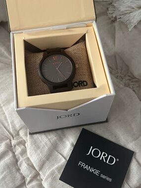 JORD Frankie Series Women’s Black Wood Watch